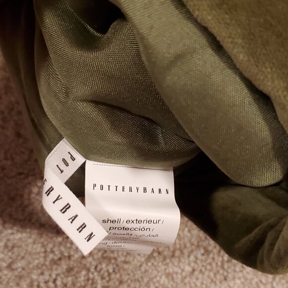 Pottery barn Classic Velvet Stocking with Emma Name on it - Picture 3 of 3